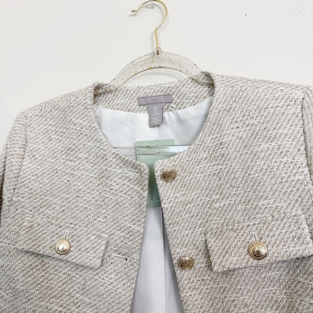Beige short jacket - Picture 6 of 10